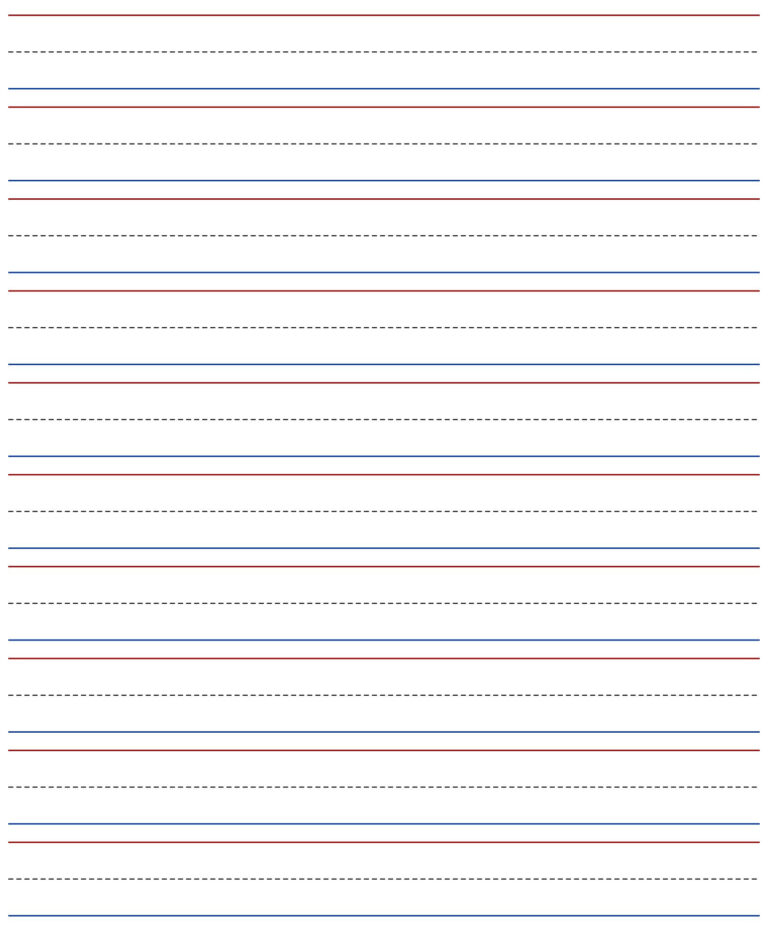 10 Best Printable Primary Writing Paper Template Printablee | Lined ...