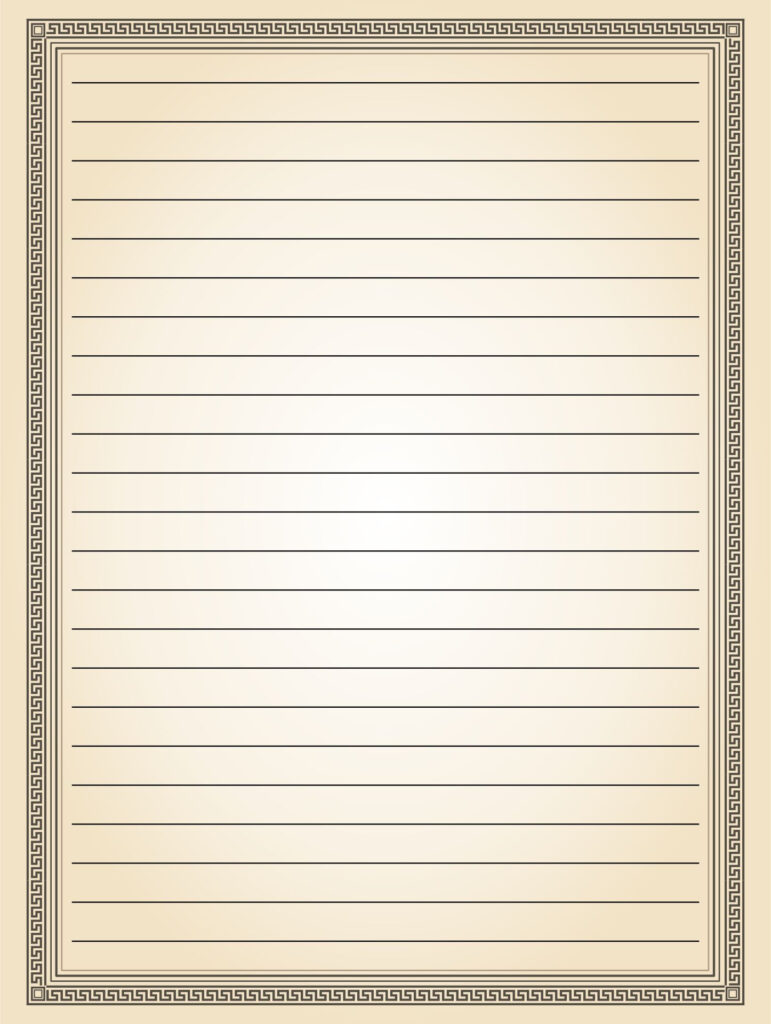 10 Best Standard Printable Lined Writing Paper Printablee | Lined Paper ...