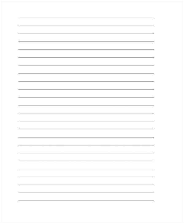 25 Free Lined Paper Templates Free Premium Templates