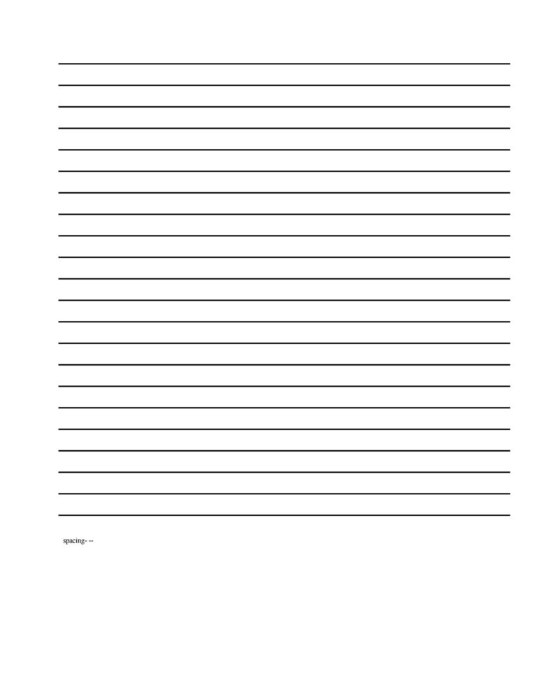 32 Printable Lined Paper Templates Templatelab Lined Paper Printable 2047