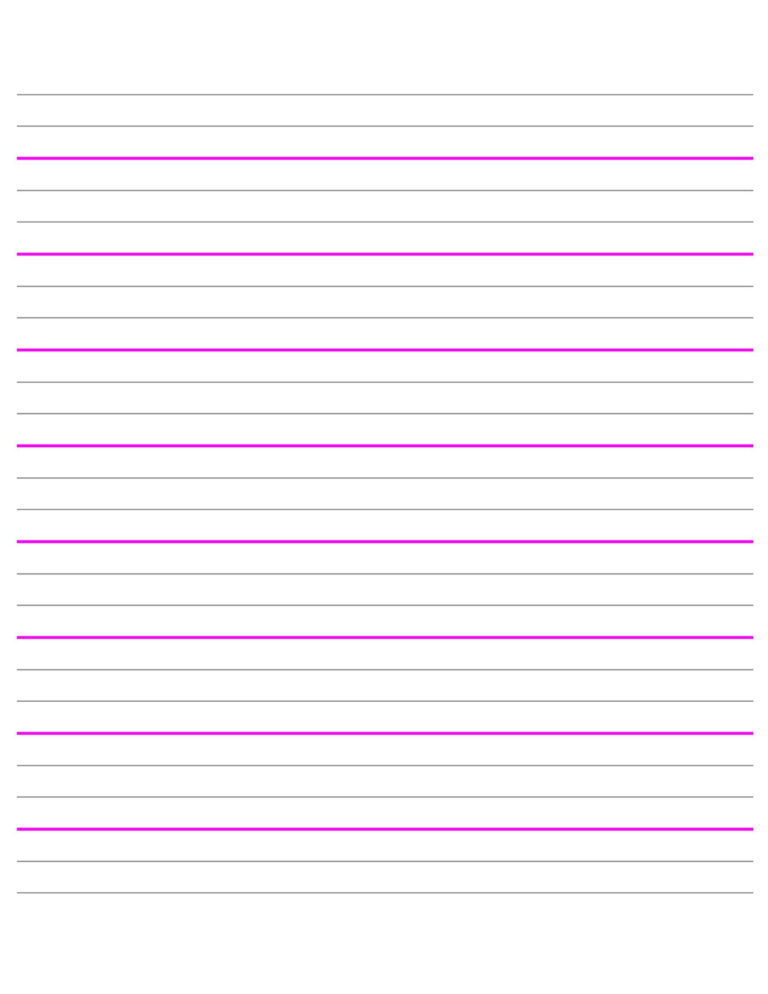 32 Printable Lined Paper Templates TemplateLab | Lined Paper Printable