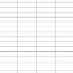 4 Column Spreadsheet Template For Penultimate