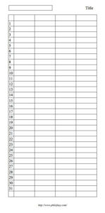 5 Column Lined Paper Template Printable Lined Paper Paper Templates ...