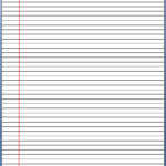 6 Free Lined Paper Templates MS Word Documents