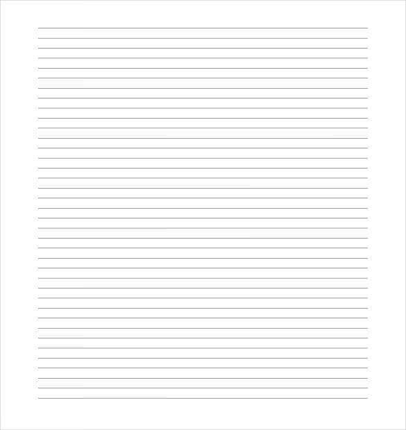 7 Ruled Lined Paper Templates Free Sample Example Format Download 
