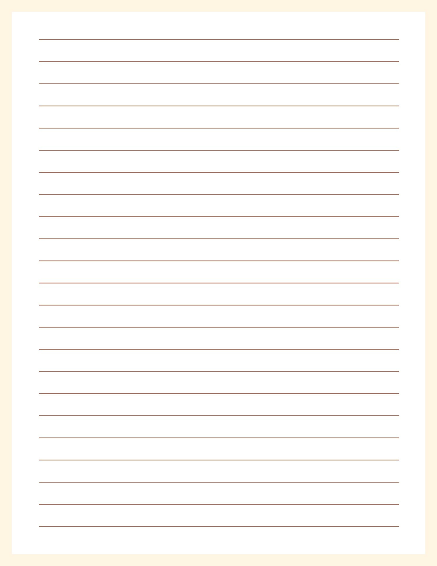 Free Printable Lined Journal Paper