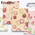 Aliexpress Buy 1 Pcs Cute Notebook Paper Cute Fruit Pattern Lined