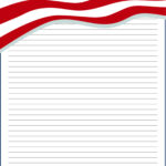 American Flag Writing Paper HD All Form Templates