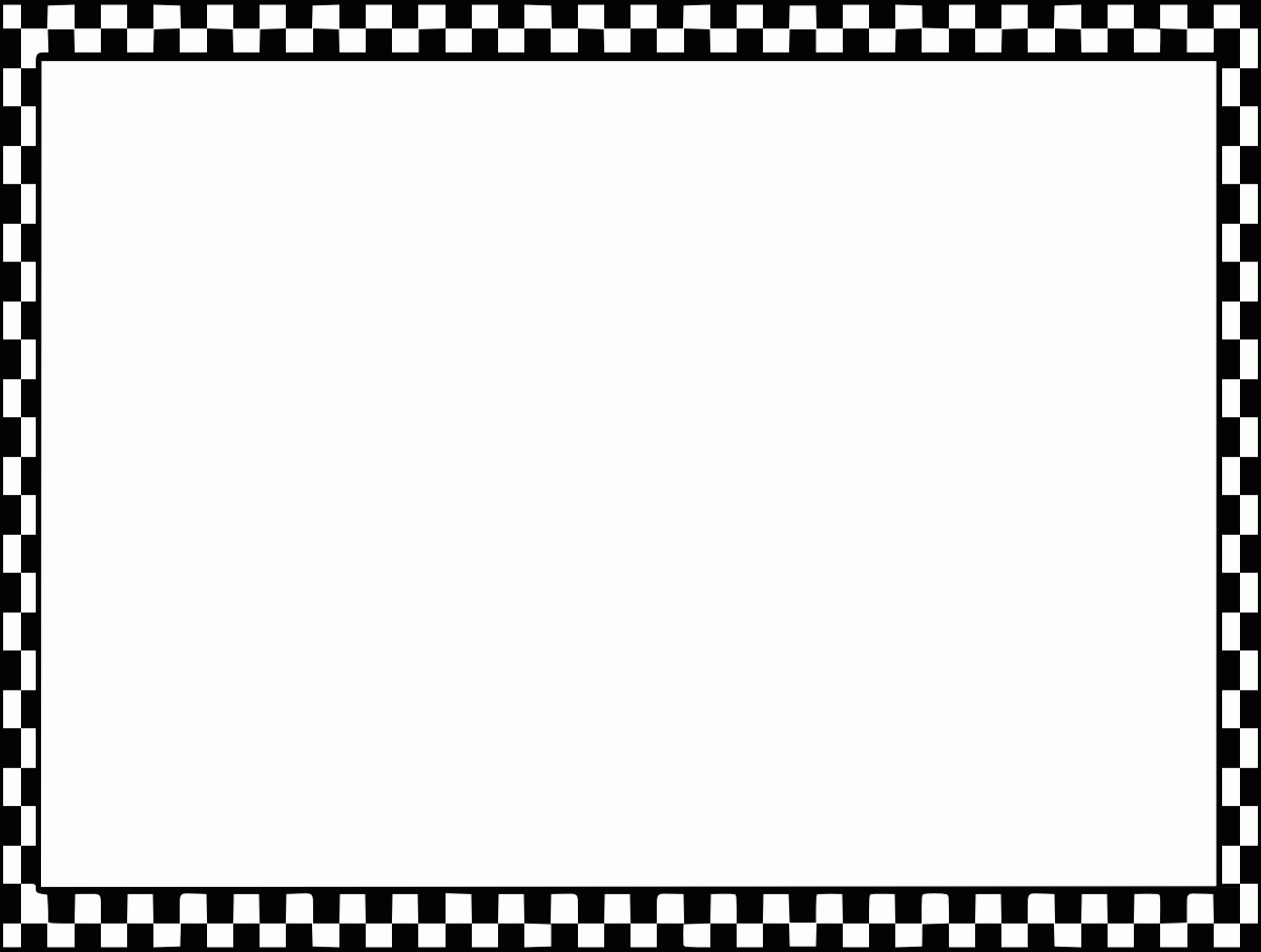 Black And White Checkered Border 2 Vector AI And EPS Downloads 