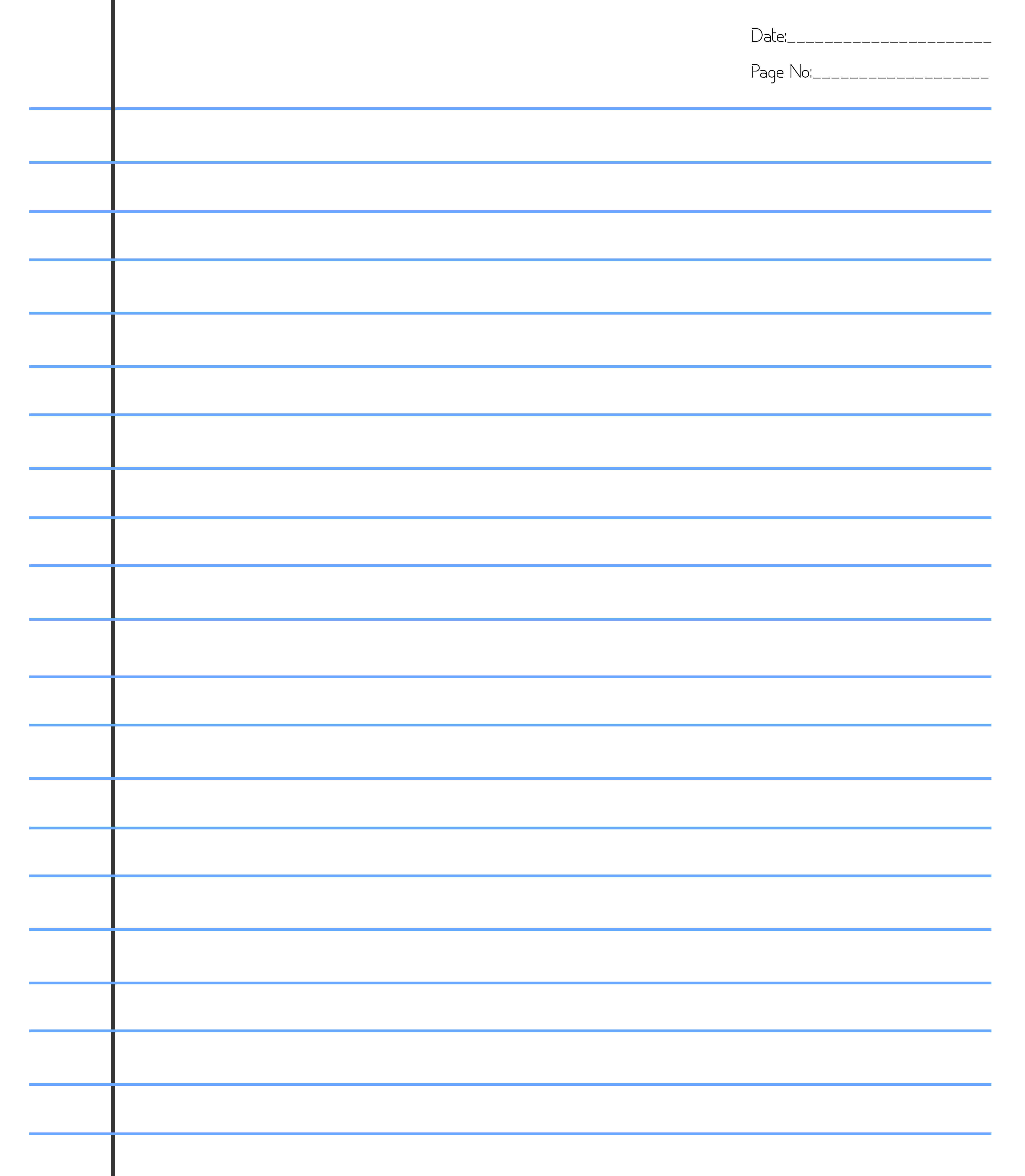 Lined Paper For Word Document