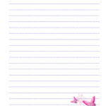 Cute Butterfly Printables Free Printable Stationery Printable Lined