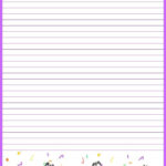 Cute Halloween Printable Stationary Halloween Paper Lined Writing