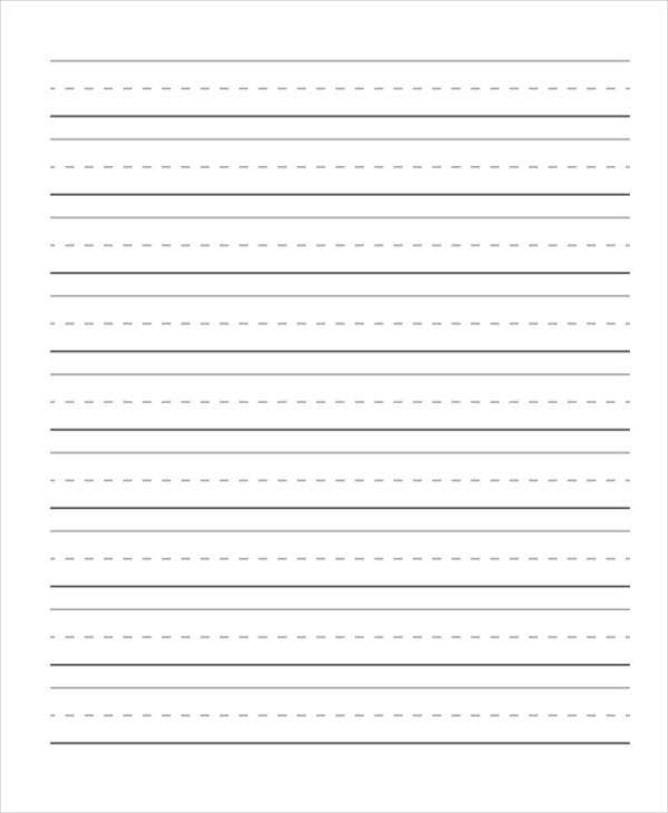 Printable Dotted Lined Paper For Handwriting