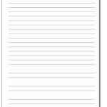 Elementary Lined Paper Printable Free