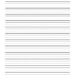 Elementary Lined Paper Printable Free