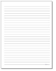 Elementary Lined Paper Printable Free Free Printable | Lined Paper ...