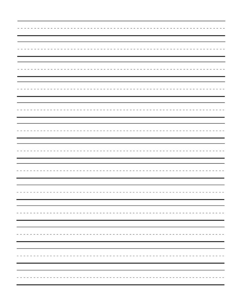 Elementary Lined Paper Printable Free Free Printable Lined Paper