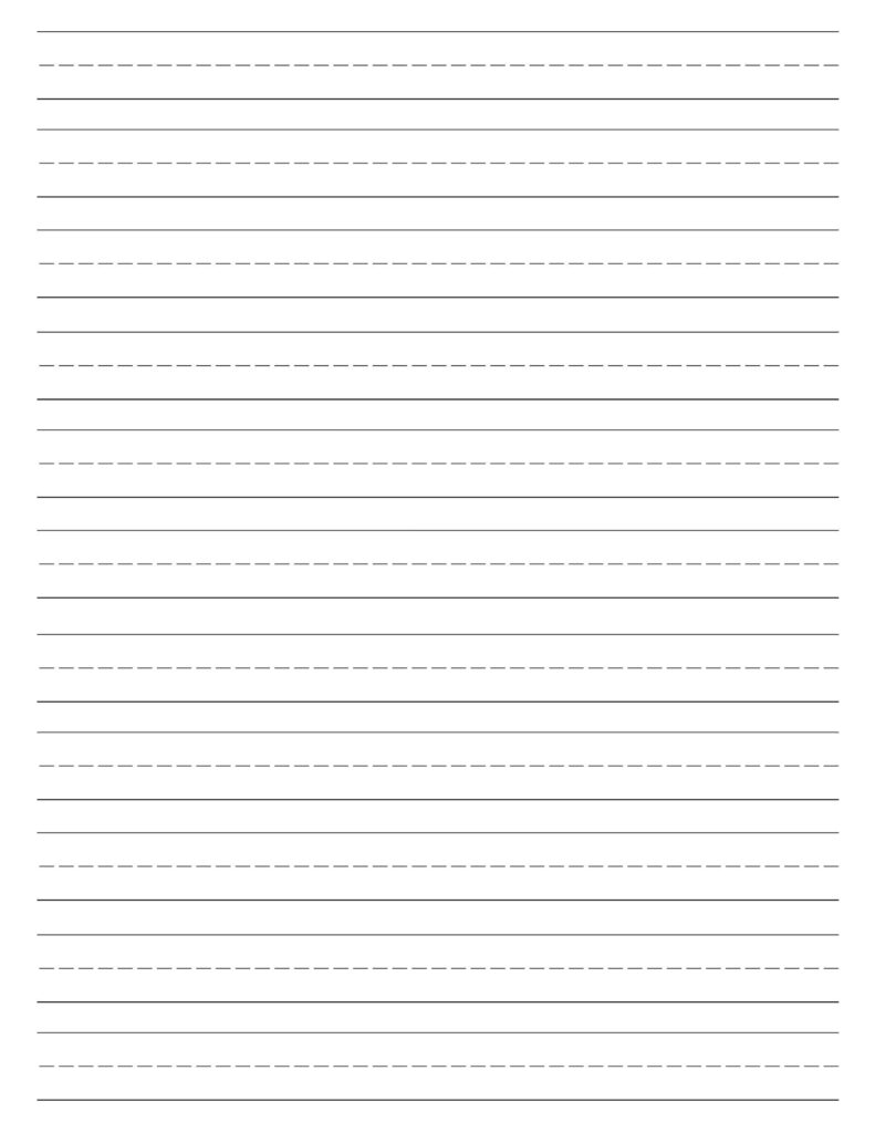 Fall Lined Writing Paper A4 Landscape Lined Paper Template A4 Free ...