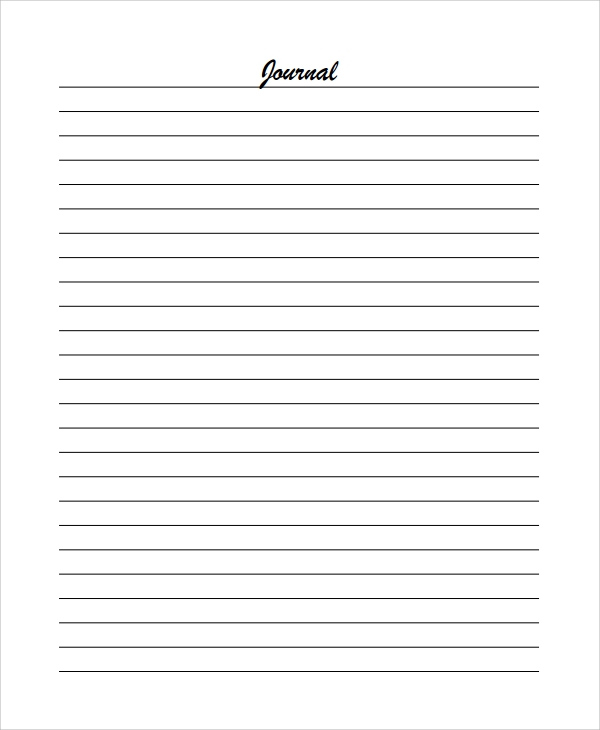 Lined Paper For Journal Making