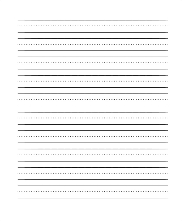 Free Printable 3 Lined Paper