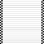 Free Black And White Checkered Stationery And Writing Paper Free