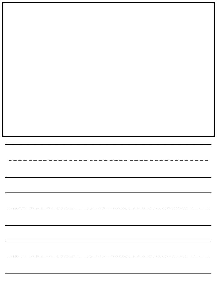 Free Kindergarten Lined Writing Paper Kindermomma