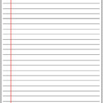 Free Printable Blank Lined Paper Template In Pdf Word How To With