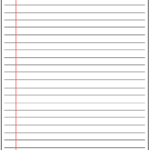 Free Printable Blank Lined Paper Template In Pdf Word How To With