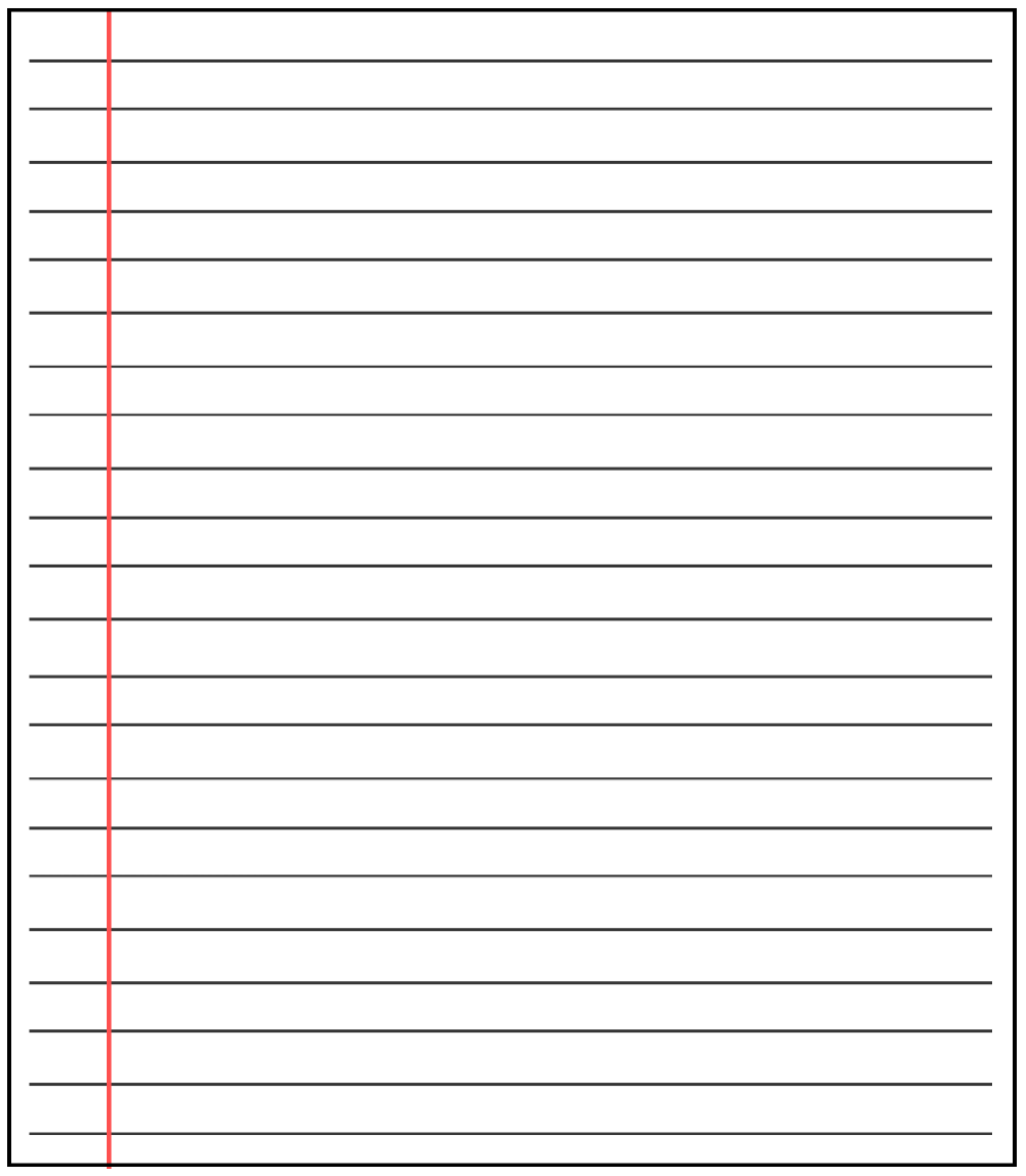 Free Printable Blank Lined Paper Template In Pdf Word How To With 