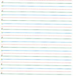 Free Printable Kindergarten Lined Paper Template Free Printable