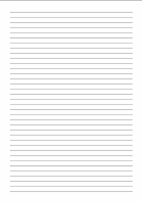 Free Printable Lined Writing Paper For Adults