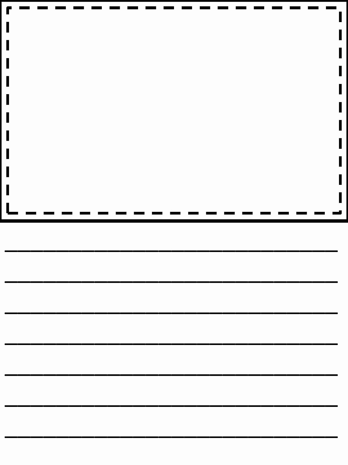 Free Printable Writing Paper With Picture Box Free Printable