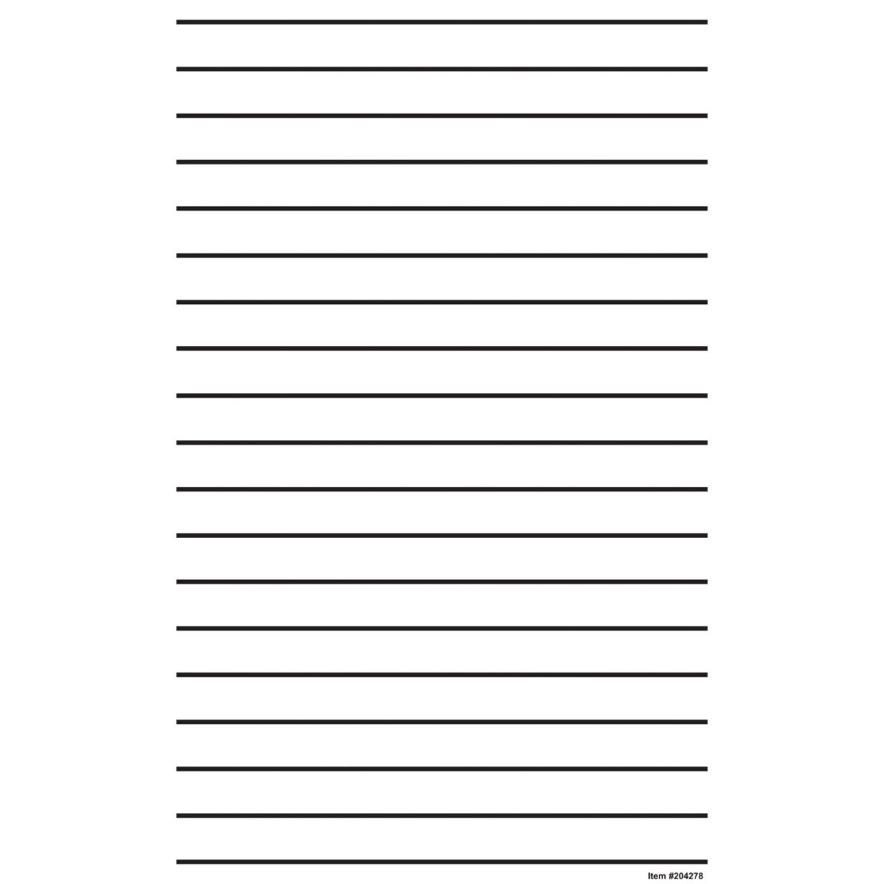 Thick Lined Paper Printable