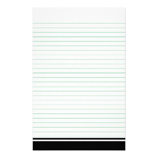 Green Lined Paper For Notes Stationery Notes Stationery Business 