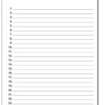 Https Www Dadsworksheets Handwriting Paper Numbered Lined