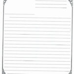 Letter Writing Paper Template Inspirational Lined Paper For Kids