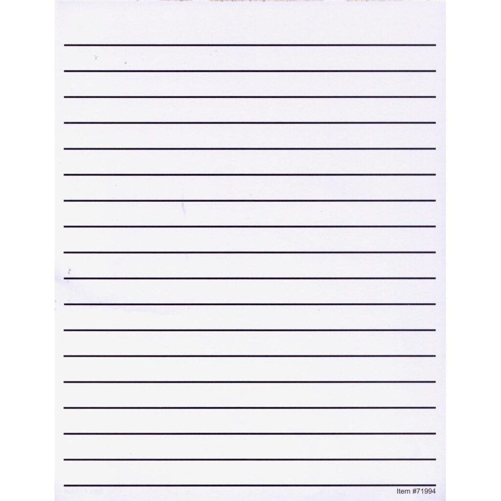 Lined Letter Paper Zoro Blaszczak Co Writing Image Template Wide