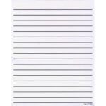 Lined Letter Paper Zoro Blaszczak Co Writing Image Template Wide