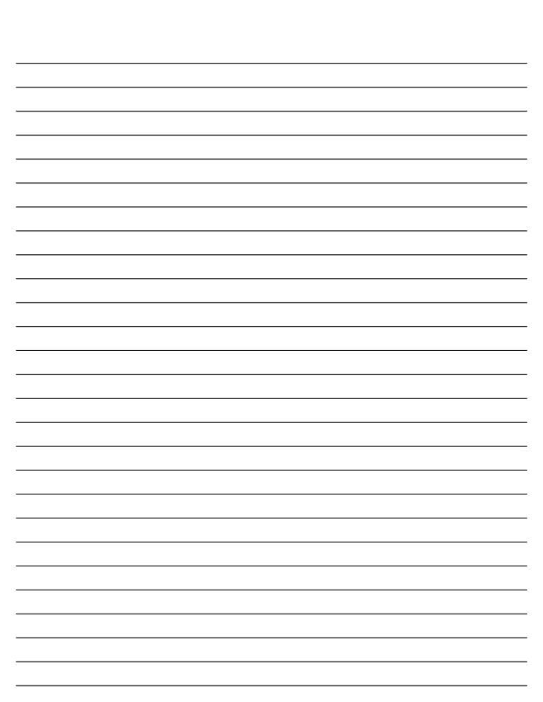 Lined Paper For Kids 101 Printable | Lined Paper Printable