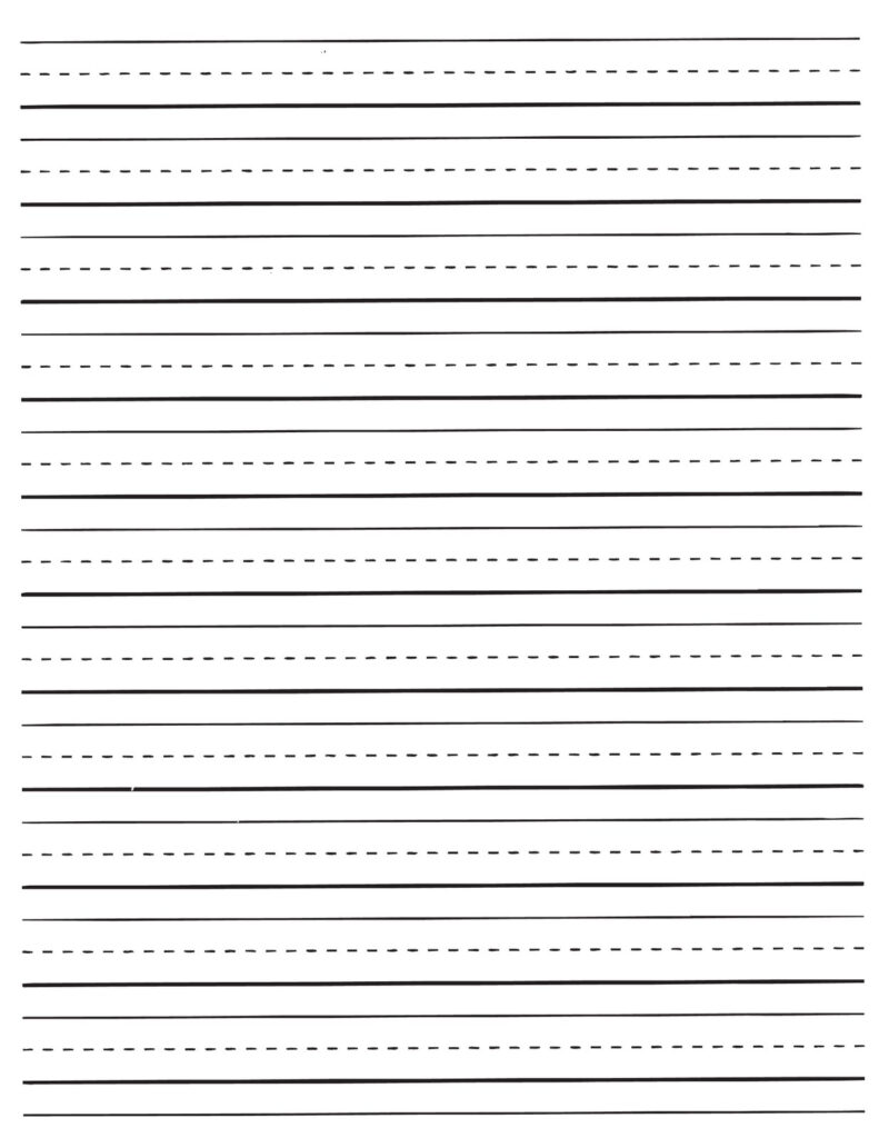 Lined Paper For Kids 101 Printable | Lined Paper Printable