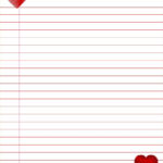 Lined Paper For Kids Cute Printable Pinterest A4 Template