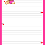 Lined Paper For Kids Notebook Paper Template Lined Paper For Kids