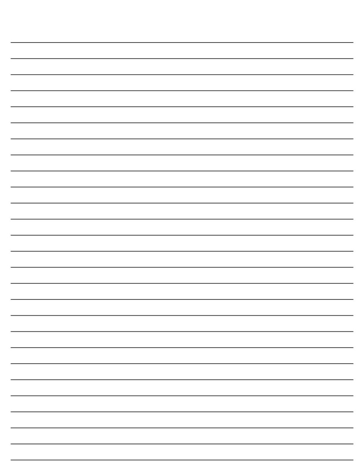 Lined Paper For Kids Printable Lined Paper Paper Template Free | Lined ...