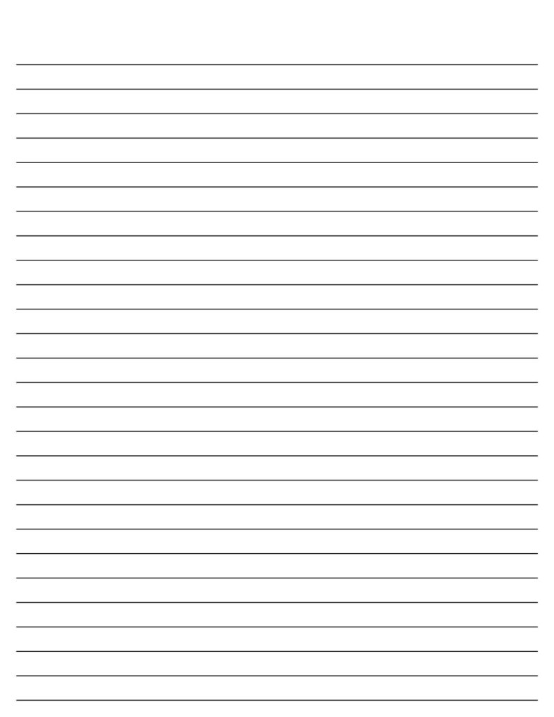 Lined Paper For Kids Printable Lined Paper Paper Template Free 