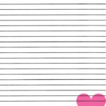 Lined Paper You Can Print Love 001 Writing Paper Printable Printable