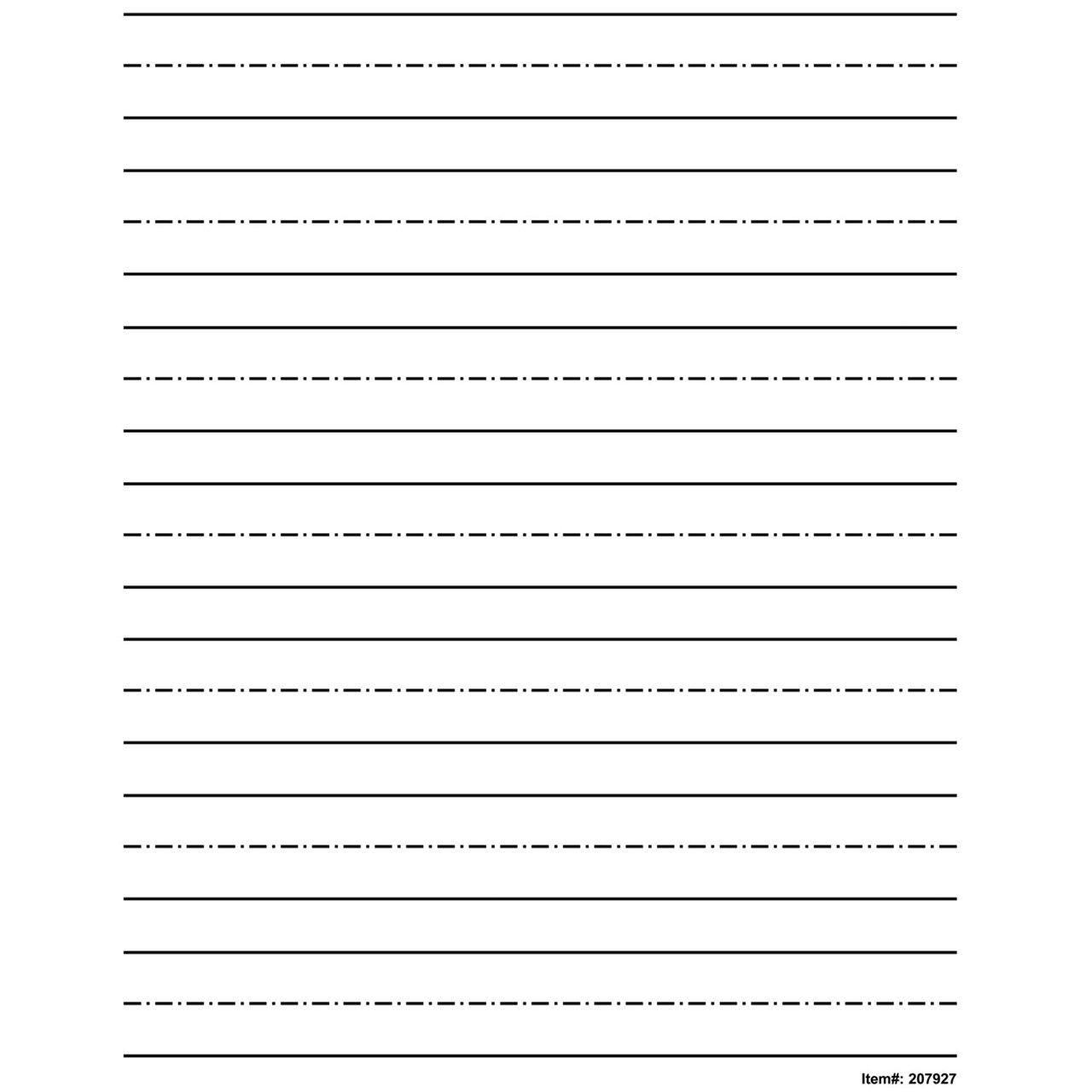 Low Vision Practice Writing Paper Bold Line Walmart