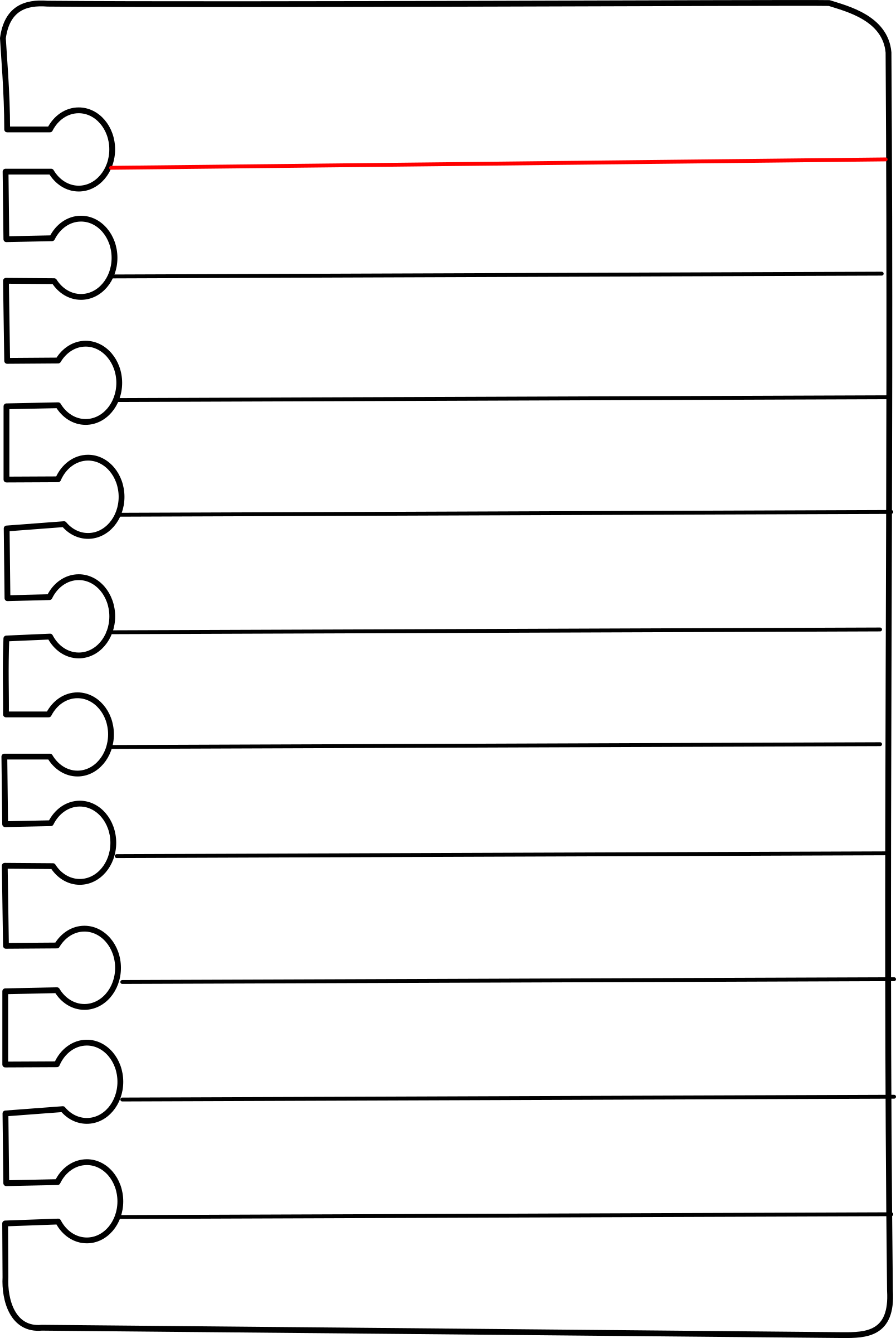 Note By Lmproulx Notebook Paper Template Notebook Paper Free Clip Art