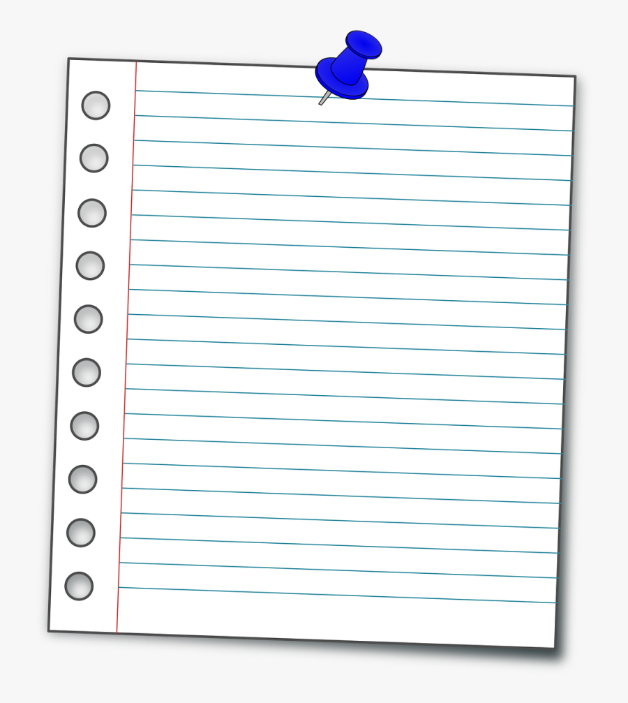 Notebook Paper Clip Art At Clipartner Lined Paper Notebook Png Free 