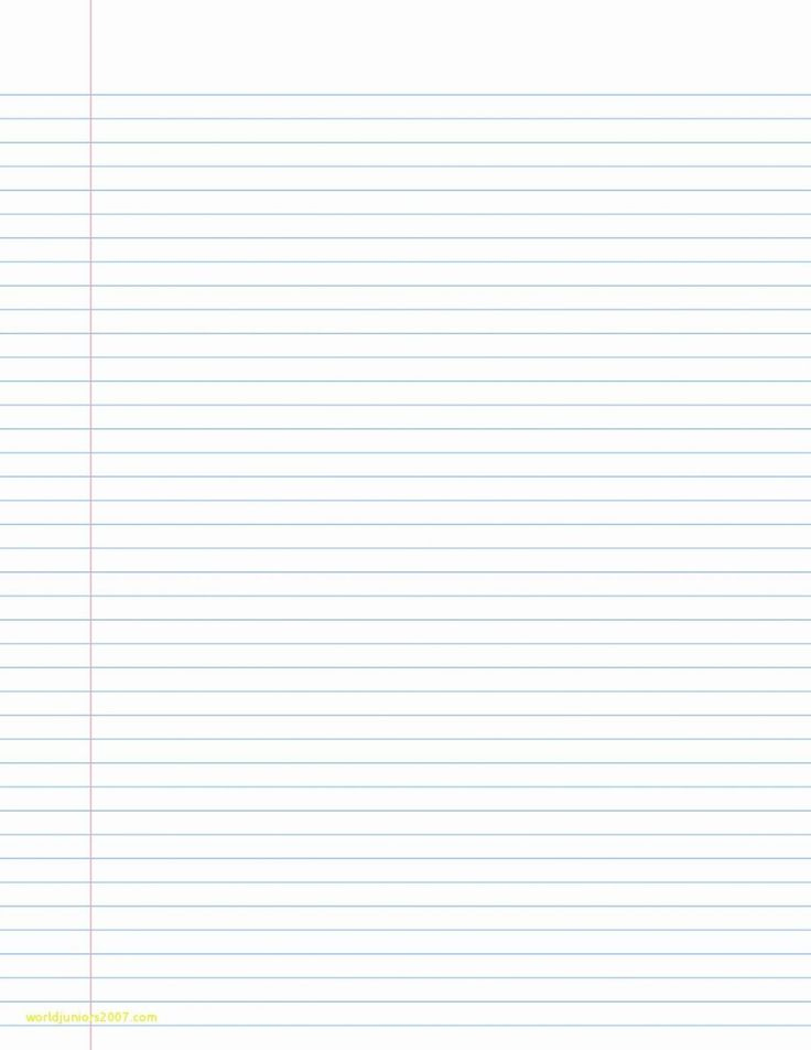 Notebook Paper Template Blank For Word Google Docs Lined Regarding 