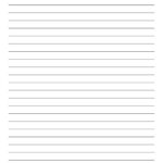 Notebook Paper Template For Word